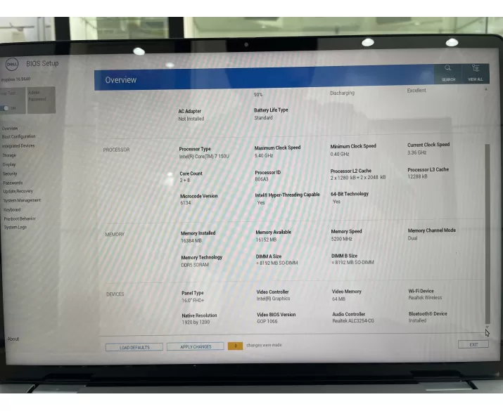 Dell Inspiron 5640 (Cũ đẹp 96%), CPU: Core 7 150U, RAM: RAM 16 GB, Ổ cứng: SSD 1TB, Độ phân giải: Full HD+, Card đồ họa: Intel Graphic, Loại màn hình: Laptop Touch, Hệ điều hành: Windows 11, Màu sắc: Ice Blue, Tình trạng: Đẹp 96% - hình số , 17 image