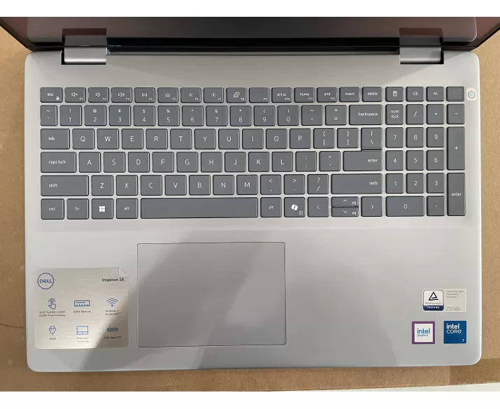 Dell Inspiron 5640 (Cũ đẹp 99%), CPU: Core 7 150U, RAM: RAM 16 GB, Ổ cứng: SSD 1TB, Độ phân giải: Full HD+, Card đồ họa: Intel Graphic, Loại màn hình: Laptop Touch, Hệ điều hành: Windows 11, Màu sắc: Ice Blue, Tình trạng: Đẹp 99% - hình số , 4 image