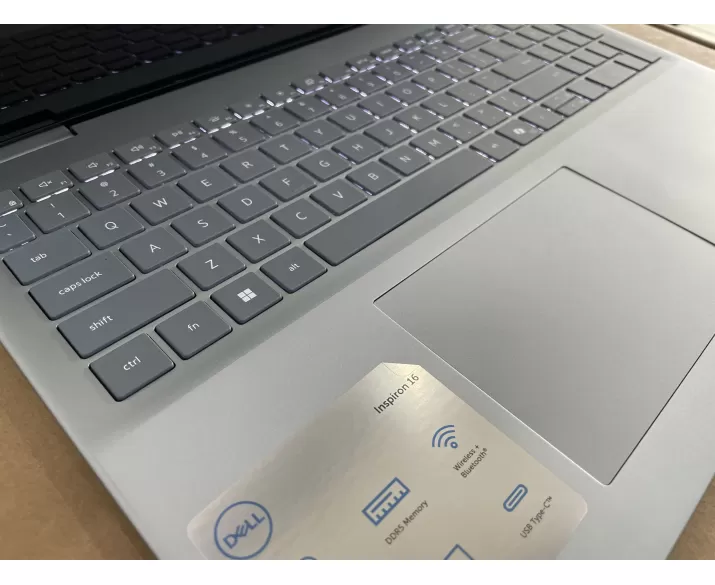 Dell Inspiron 5640 (Cũ đẹp 99%), CPU: Core 7 150U, RAM: RAM 16 GB, Ổ cứng: SSD 1TB, Độ phân giải: Full HD+, Card đồ họa: Intel Graphic, Loại màn hình: Laptop Touch, Hệ điều hành: Windows 11, Màu sắc: Ice Blue, Tình trạng: Đẹp 99% - hình số , 5 image