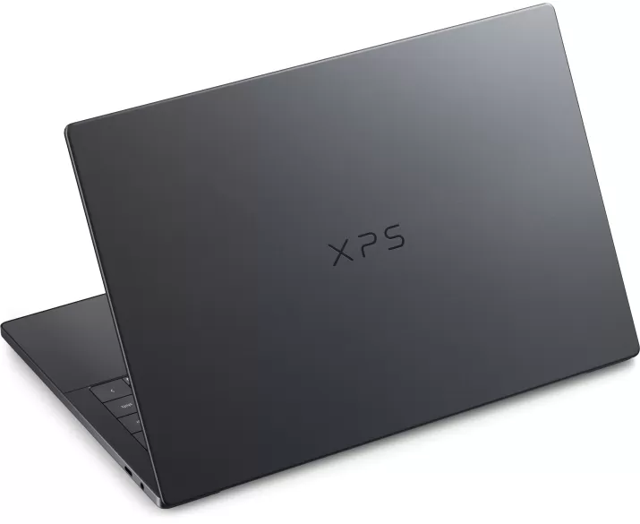Dell XPS đóng máy nhìn nghiêng thể hiện thiết kế mỏng và tinh tế