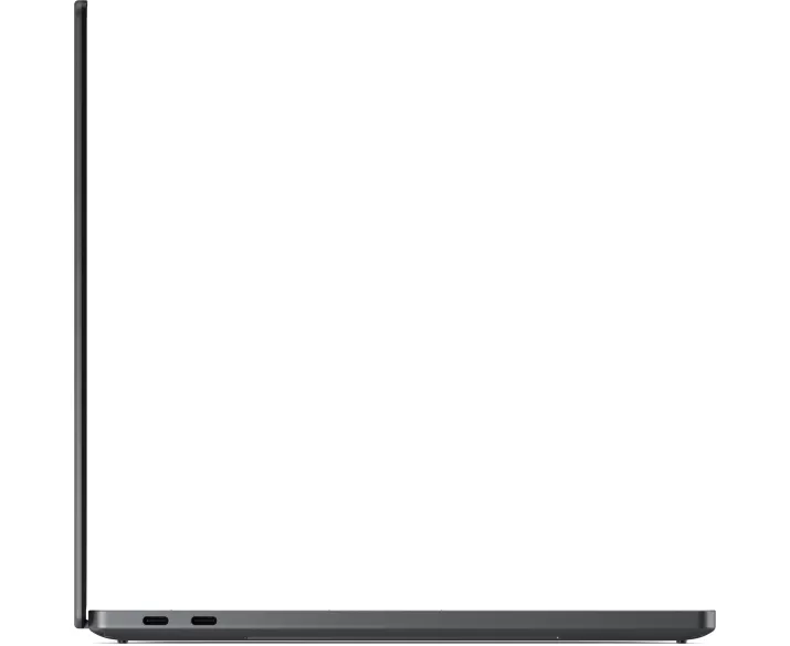 Cạnh bên Dell XPS siêu mỏng với các cổng kết nối USB-C hiện đại