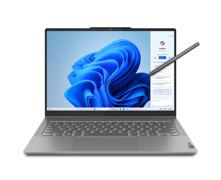  Lenovo IdeaPad 5 2 in 1 14AGP11, CPU: Ryzen AI 7 445, RAM: RAM 32 GB, Ổ cứng: SSD 1TB, Độ phân giải: Full HD+, Card đồ họa: AMD Radeon Graphics, Kích thước màn hình: 14 inch, Loại màn hình: Laptop 2 in 1, Hệ điều hành: Windows 11, Màu sắc: Cosmic Blue, Tình trạng: New 100% - hình số , 2 image