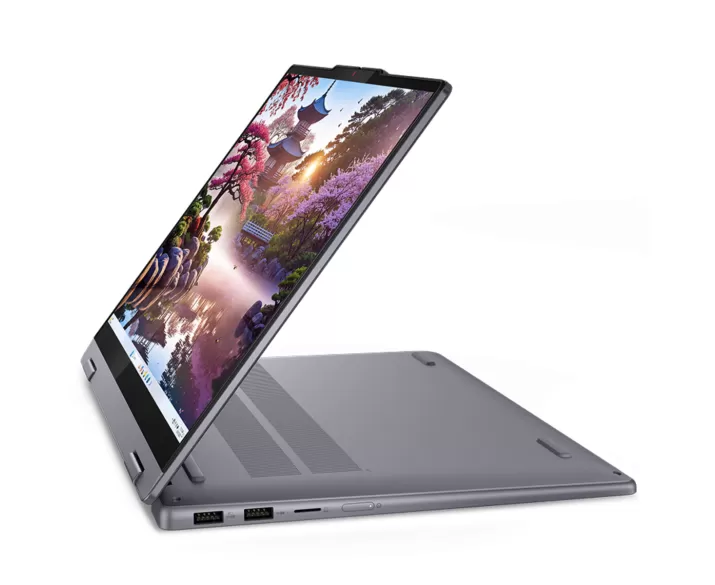  Lenovo IdeaPad 5 2 in 1 14AGP11, CPU: Ryzen AI 7 445, RAM: RAM 32 GB, Ổ cứng: SSD 1TB, Độ phân giải: Full HD+, Card đồ họa: AMD Radeon Graphics, Kích thước màn hình: 14 inch, Loại màn hình: Laptop 2 in 1, Hệ điều hành: Windows 11, Màu sắc: Cosmic Blue, Tình trạng: New 100% - hình số , 5 image