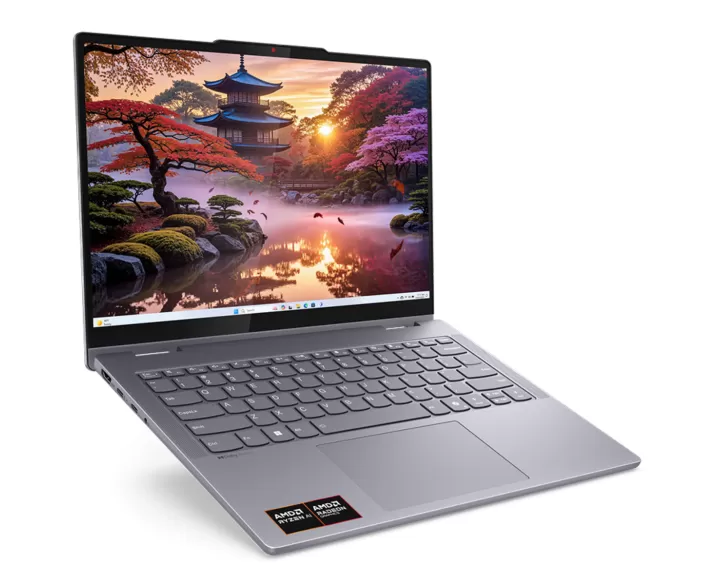  Lenovo IdeaPad 5 2 in 1 14AGP11, CPU: Ryzen AI 7 445, RAM: RAM 32 GB, Ổ cứng: SSD 1TB, Độ phân giải: Full HD+, Card đồ họa: AMD Radeon Graphics, Kích thước màn hình: 14 inch, Loại màn hình: Laptop 2 in 1, Hệ điều hành: Windows 11, Màu sắc: Cosmic Blue, Tình trạng: New 100% - hình số , 6 image