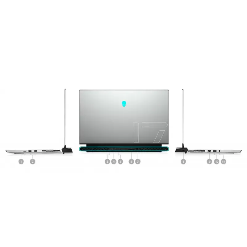 Alienware M17 R3 - hình số , 9 image Alienware M17 R3, CPU: Core i7-10750H, RAM: RAM 16 GB, Ổ cứng: SSD 512GB, Độ phân giải : Full HD, Card đồ họa: NVIDIA GeForce RTX 2060 - hình số , 9 image