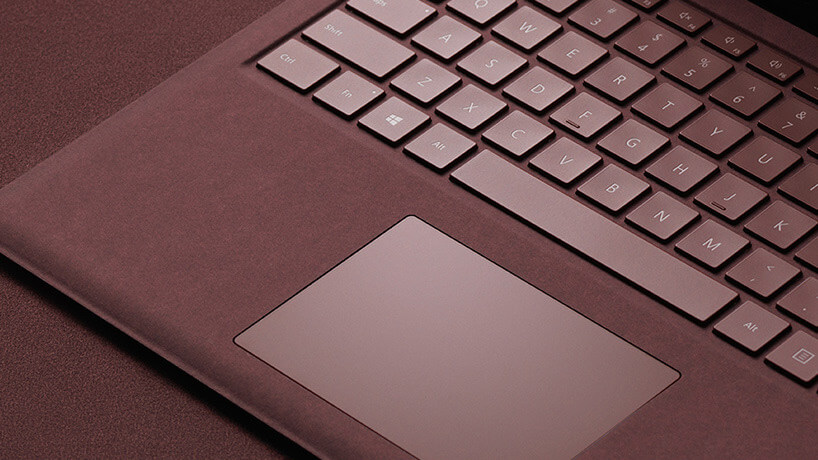 Bàn phím Surface Laptop phủ Alcantara