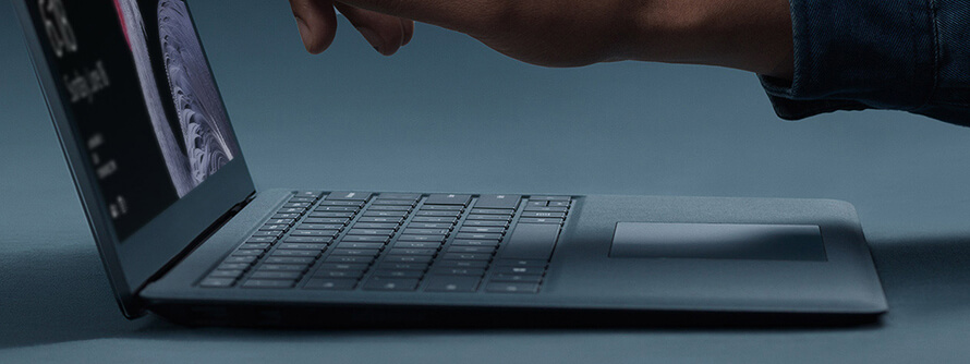 Surface Laptop mở dễ dàng bằng một tay