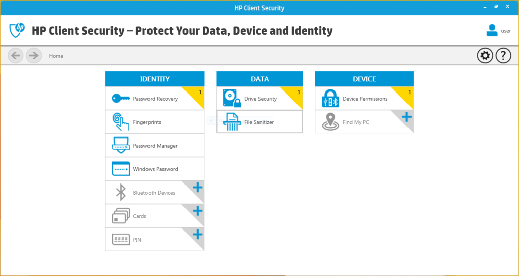 HP Client Security