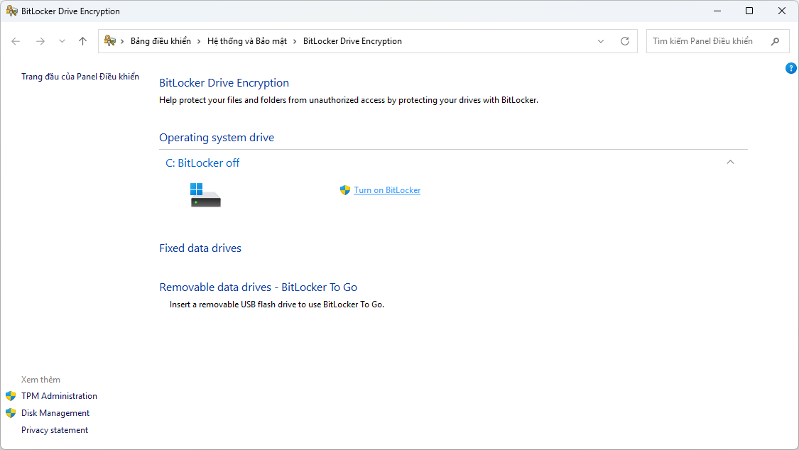Phương pháp hiệu quả để bảo mật dữ liệu cho máy tính Windows