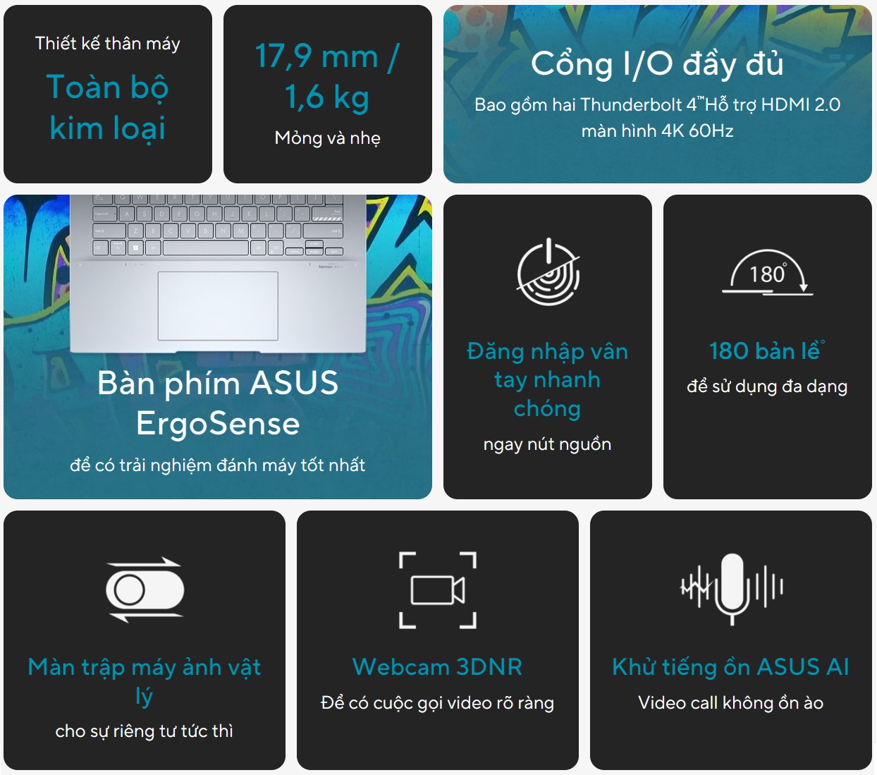 Asus Vivobook S14X S5402 Core i5 12500H RAM 8GB SSD 512GB 14.5-inch 2.8K OLED Windows 11