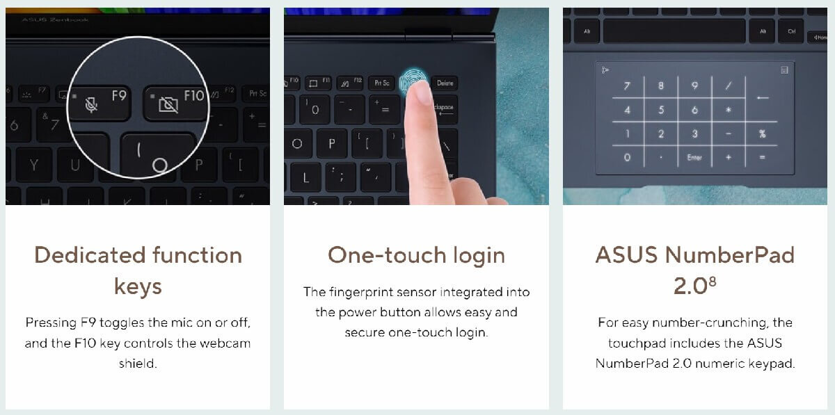 Asus Zenbook Q409 ZA Core i5 1240P 8GB SSD 256GB 14 inch 2K+ OLED Windows 11