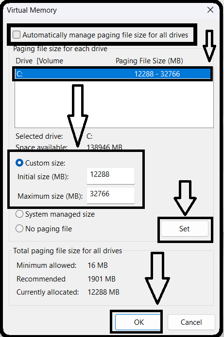 Cách tăng dung lượng RAM ảo trên Windows 11
