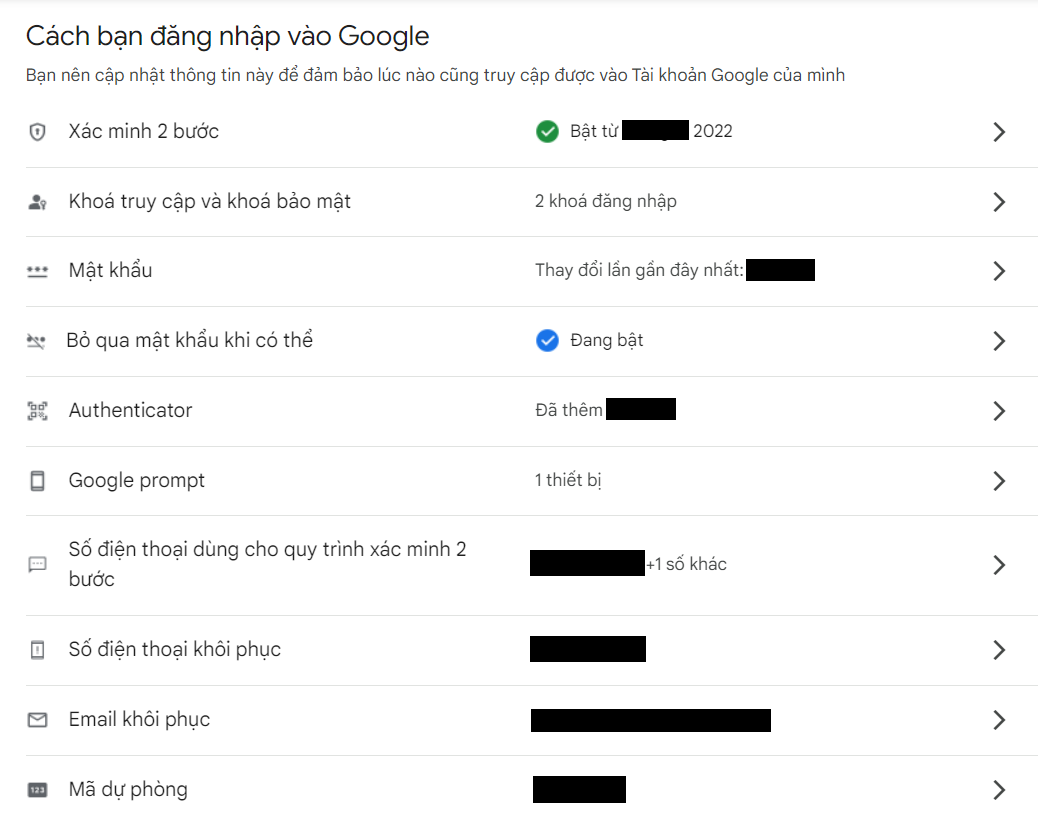 Đăng nhập vào tài khoản Google của bạn bằng khoá truy cập nhanh hơn và bảo mật hơn