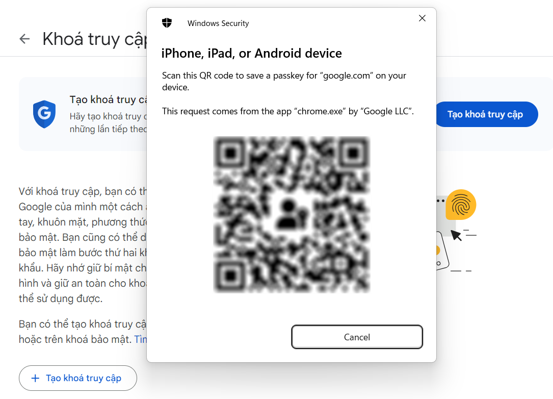 Hướng Dẫn Dùng iPhone Làm Khóa Bảo Mật Cho Tài Khoản Google và Facebook