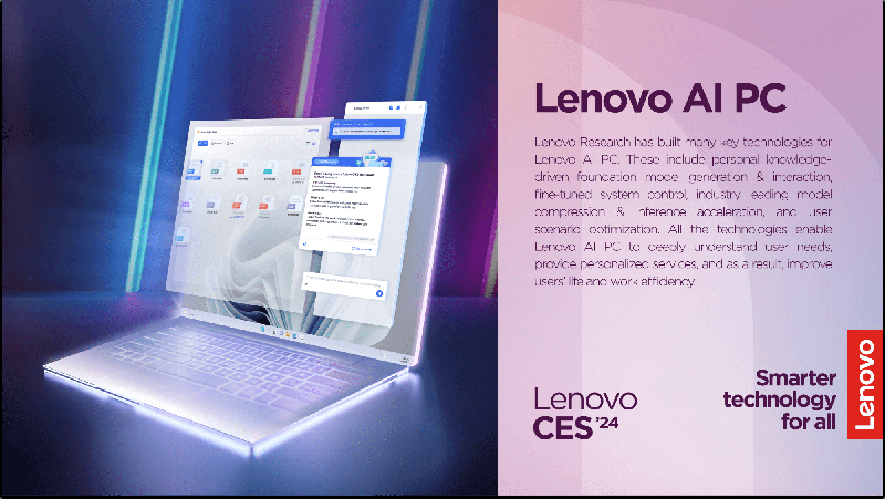 Lenovo CES 2024 có gì nổi bật