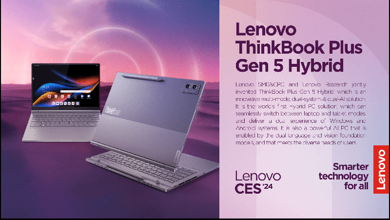 Lenovo CES 2024 có gì nổi bật