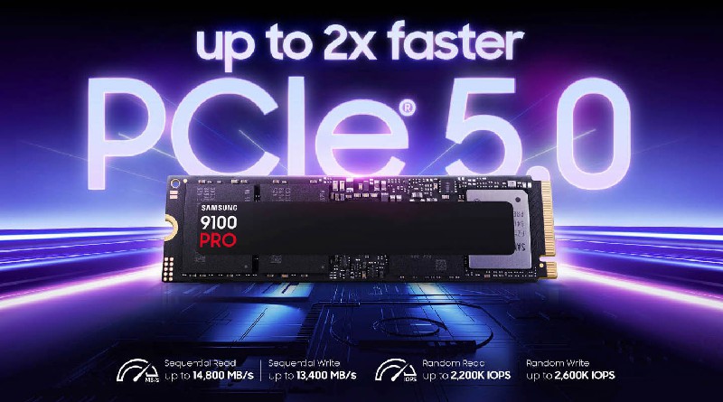 Giới thiệu Samsung SSD 9100 Pro NVMe PCIe 5.0 Mới Ra Mắt