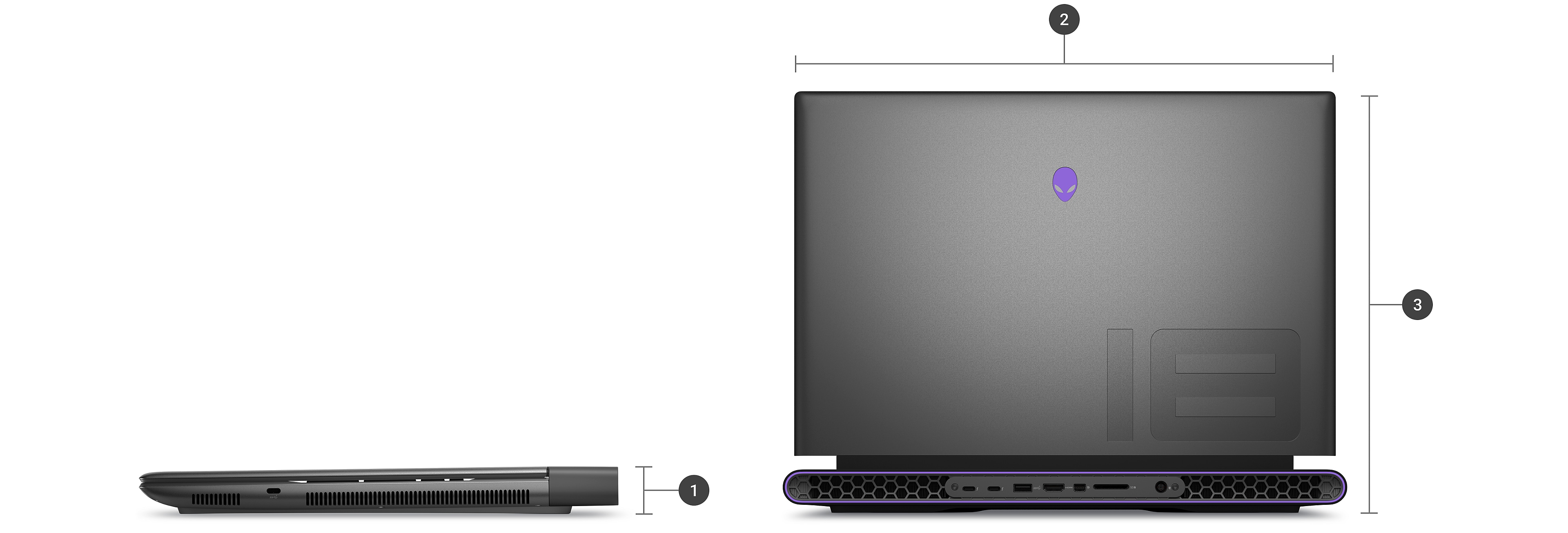 Laptop Gaming Dell Alienware M18 R1 Core i9-13900HX 32GB SSD 1TB RTX 4080 16-inch QHD+ Windows 11