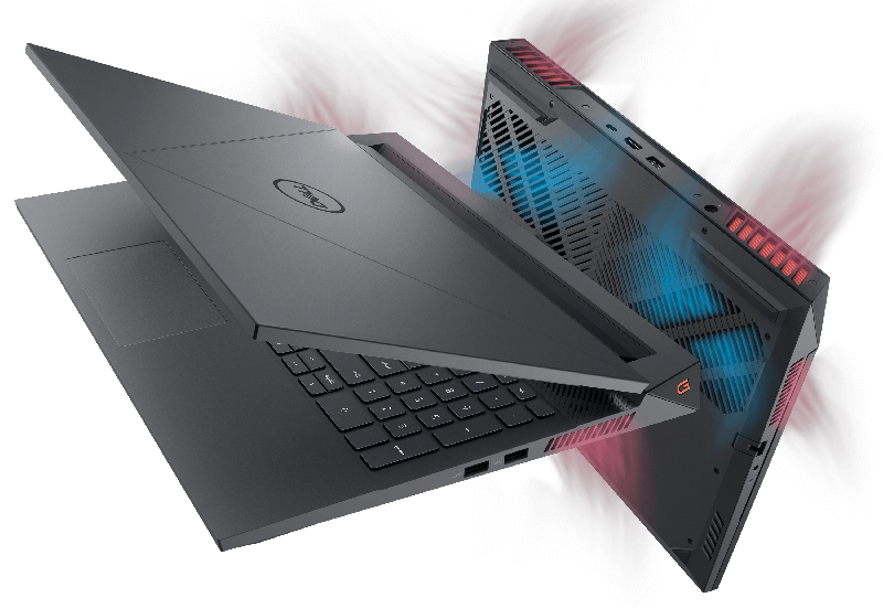 Laptop Dell Gaming G15 5535 Ryzen 5 - 7640HS RAM 16GB SSD 1TB RTX 3050 6G 15.6-inch FHD 120Hz Windows 11 Dark Shadow Gray