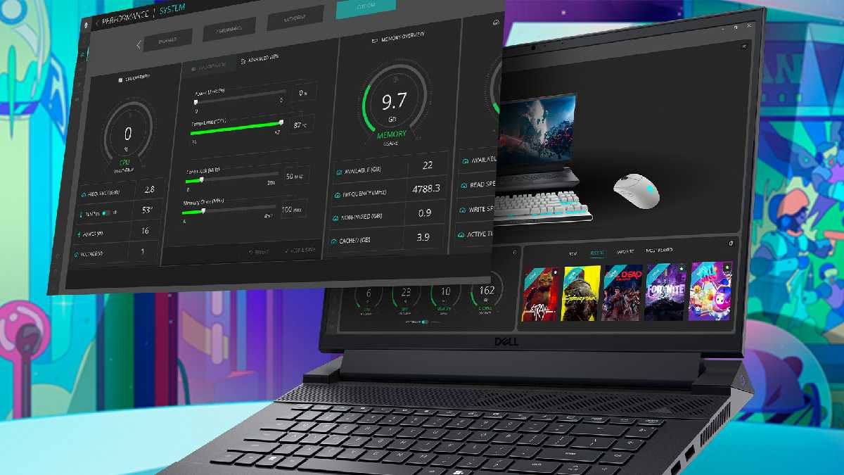Dell Gaming G16 7630 Gaming Laptop Core i7-13650HX RAM 16GB SSD 512GB RTX 4050 16 inch QHD+ Windows 11