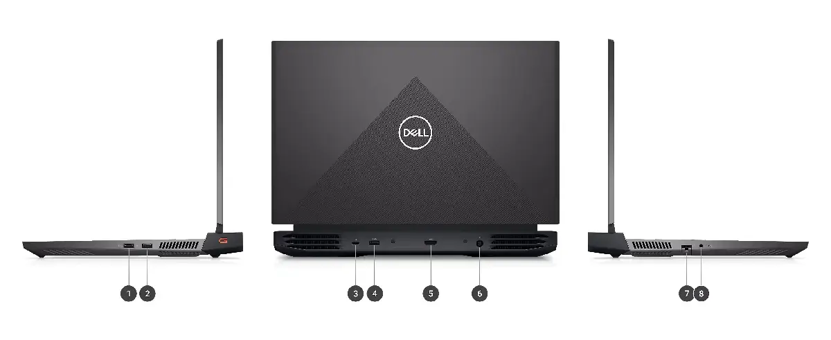 Laptop Dell Gaming G15 5525 Ryzen 7 6800H 16GB SSD 512GB 15.6 inch FHD RTX 3050Ti Windows 11 Home