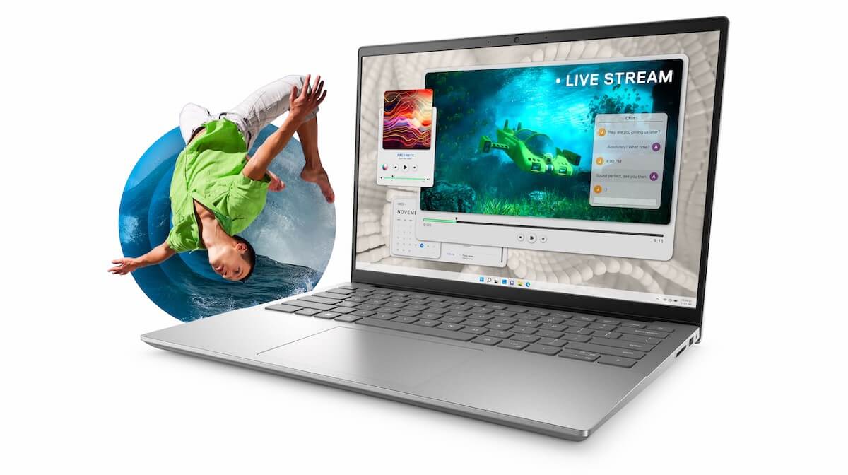 Laptop Dell Inspiron 14 5435 Ryzen 5-7530U RAM 8GB SSD 512GB 14-inch FHD+ Windows 11