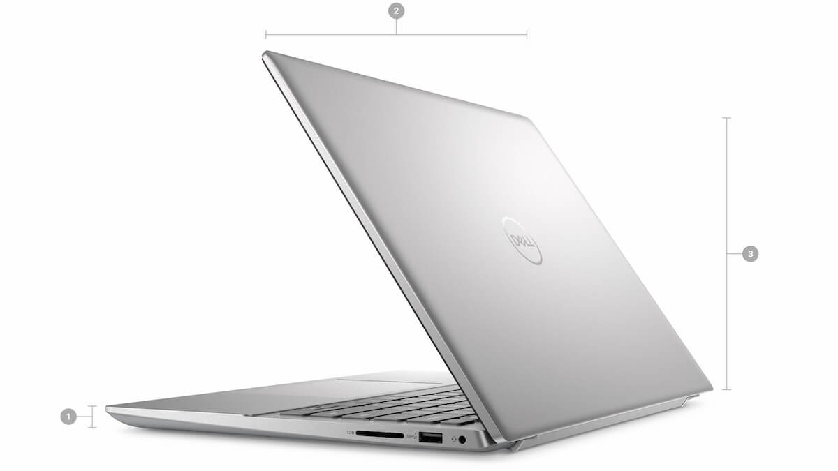 Laptop Dell Inspiron 14 5435 Ryzen 5-7530U RAM 8GB SSD 512GB 14-inch FHD+ Windows 11