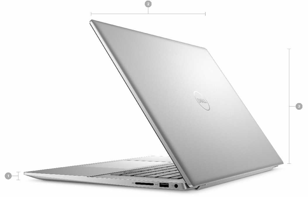 Laptop Dell Inspiron 5635 Ryzen 5-7530U RAM 8GB SSD 512GB 16-inch FHD+ Windows 11