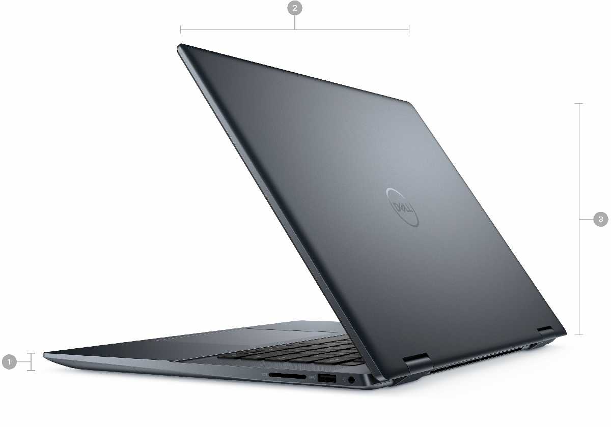 Laptop Dell Inspiron 7635 Ryzen 5-7530 RAM 8GB SSD 512GB 16 inch FHD+ Touch Windows 11