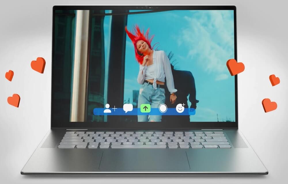 Laptop Dell Inspiron 7620 2 in 1 Core i5 1235U RAM 8GB SSD 512GB 16 inch FHD+ Touch Windows 11