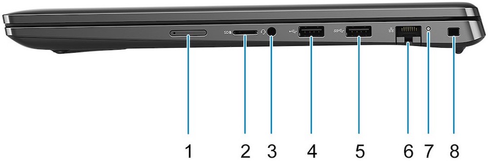 Laptop Dell Latitude 3520 Core i5-1135G7 RAM 8GB SSD 256GB 15.6 inch HD Windows 10 Pro