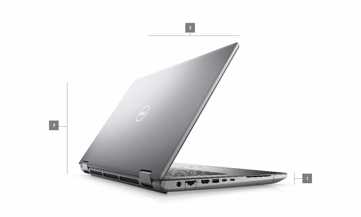Laptop Dell Precision 7780 Core i5-13600HX RAM 8GB SSD 256GB 17.3-inch FHD Windows 11