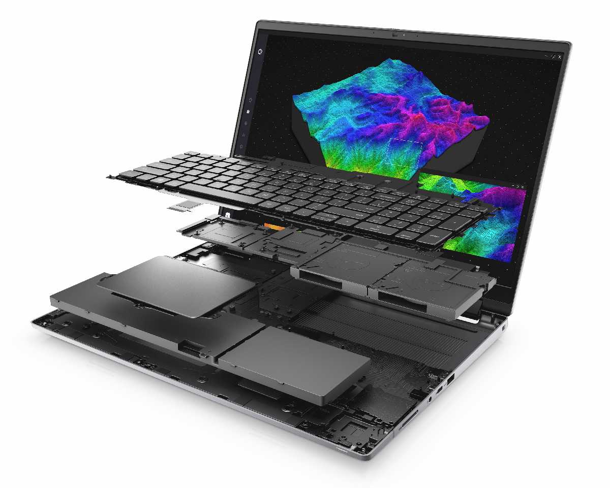 Laptop Dell Precision 7670 Core i7-12850HX 32GB 512GB SSD FHD+ 16-inch NVIDIA A1000 Windows 11 Pro