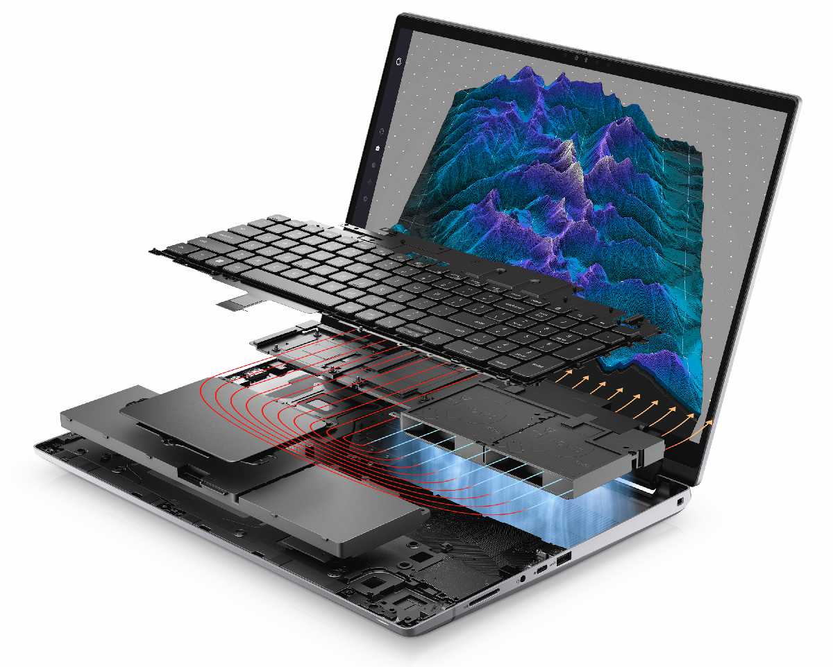 Laptop Dell Precision 7680 Core i9-13950HX 64GB 4TB SSD UHD+ OLED 16-inch NVIDIA RTX 5000 Ada 16GB Windows 11