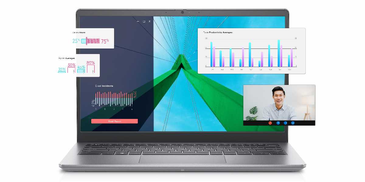 Laptop Dell Vostro 3430 Core i5-1335U RAM 8GB SSD 256GB 14-inch FHD Windows 11