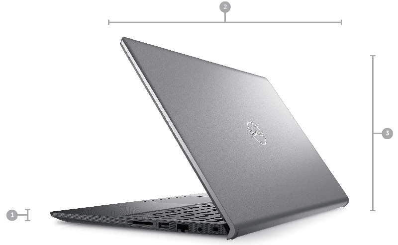 Laptop Dell Vostro 3520 Core i3-1215U RAM 8GB SSD 256GB 15.6-inch FHD Windows 11