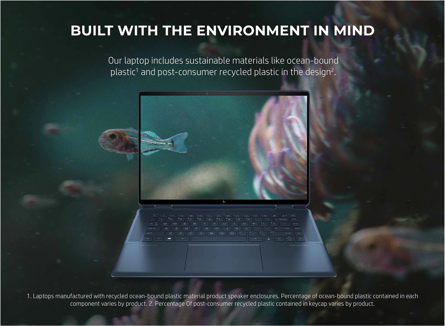 Laptop Hp Spectre X360 16 Gen 13th Core i7-1360P RAM 16GB SSD 1TB Intel Arc A370M 4GB DDR6 16 inch UHD+ Windows 11