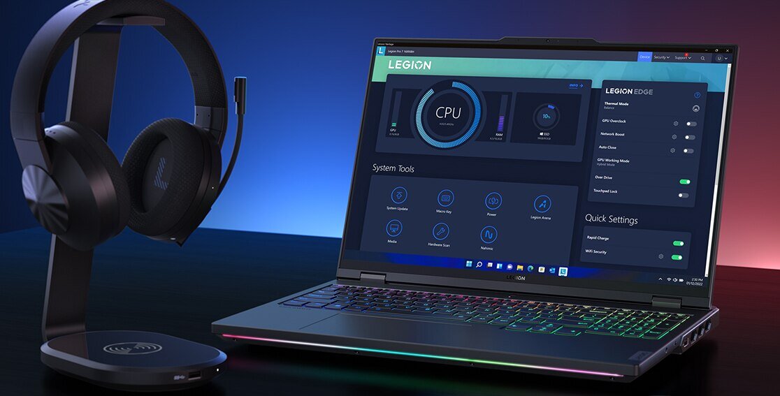 Laptop Lenovo Legion Pro 7 Gen 8 16IRX8H Core i9-13900HX 32GB SSD 1TB RTX 4080 16-inch QHD+ Windows 11 Home