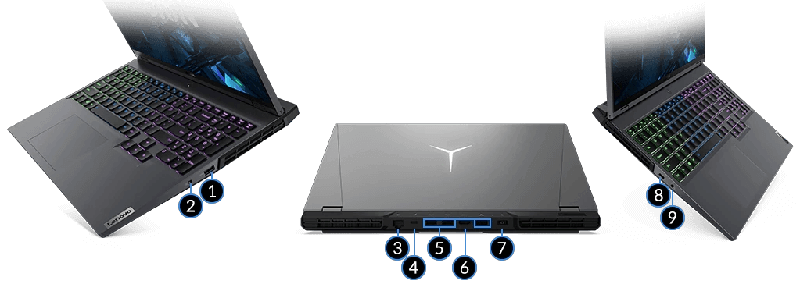 Laptop Lenovo Legion 5 Pro 16IAH7 Core i7-12700H RAM 16GB 512GB SSD RTX 3050 Ti 16-inch 2K+ Windows 11