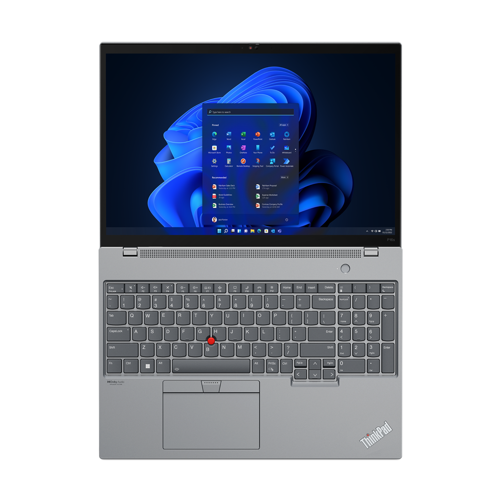 Laptop Lenovo ThinkPad P16s Gen 2 Core i7-1360P RAM 16GB SSD 512GB RTX A500 16-inch FHD+ Windows 11