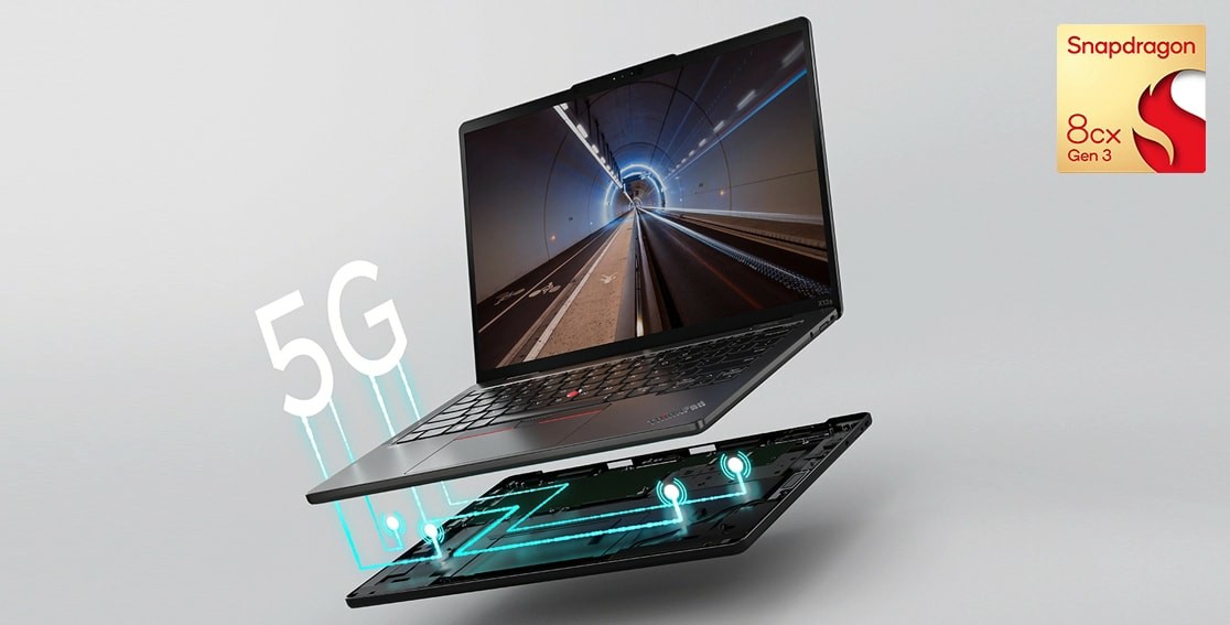 Laptop Lenovo Thinkpad X13s Snapdragon™ 8cx Gen 3 SC8280XP RAM 8GB SSD 256GB 13-inch WUXGA Windows 11 Home