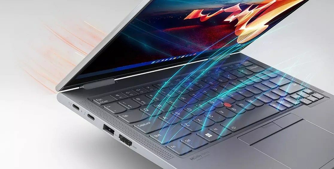 Laptop Lenovo ThinkPad X1 Yoga Gen 7 2-in-1 Core i7 1260P RAM 16GB SSD 512GB 14 inch FHD+ Touch Windows 11