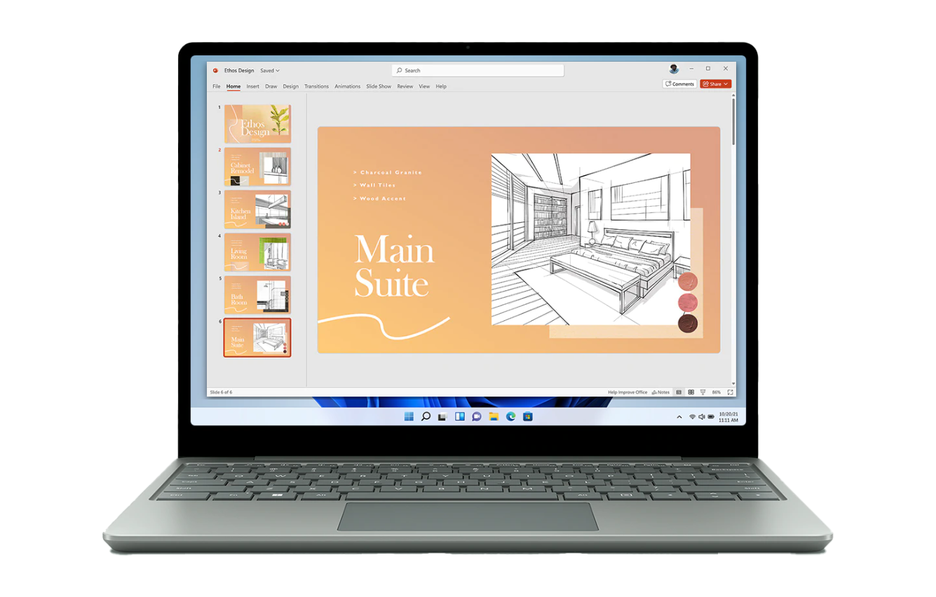 Surface Laptop Go 2 Core i5-1135G7 RAM 8GB SSD 256GB 12.4-inch Windows 11 - Platinum