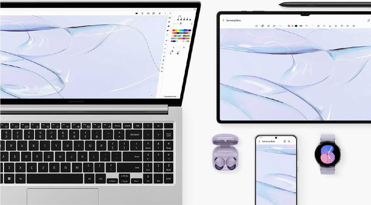 Laptop Samsung Galaxy Book3 Core i7-1355U RAM 16GB SSD 512GB 15.6-inch FHD LED Windows 11