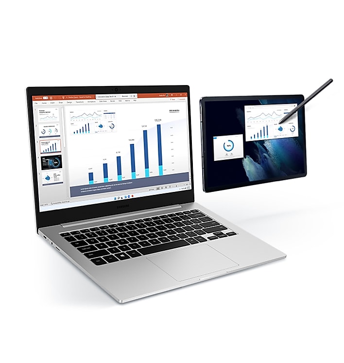 Laptop Samsung Galaxy Book Go Snapdragon 7c Gen 2 RAM 4GB SSD 128GB 14-inch FHD LED Windows 11