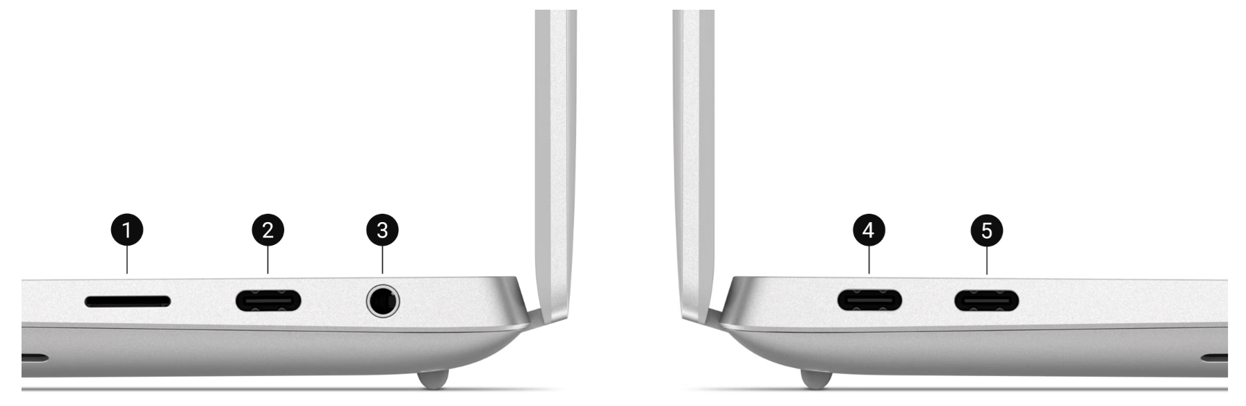 Dell 16 Premium DA16250 kết nối tiện lợi