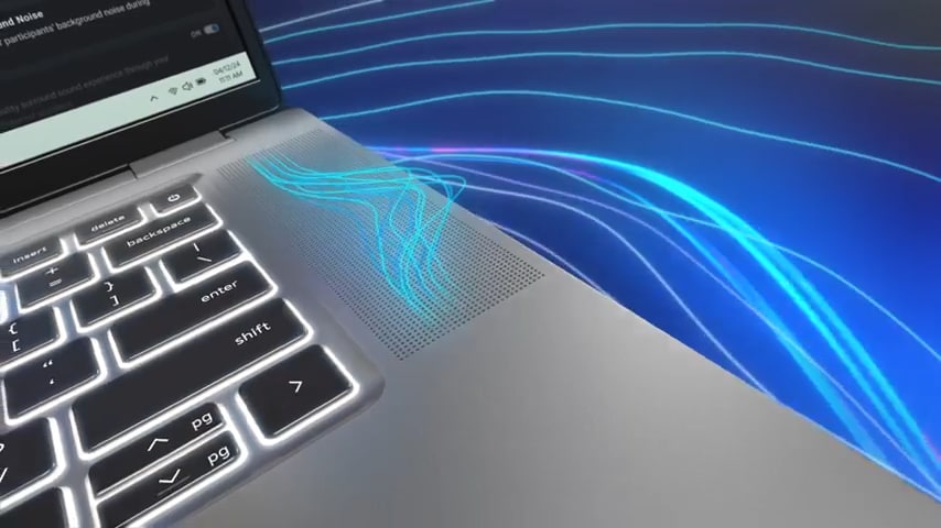 Âm thanh to rõ với 4 loa và công nghệ Realtek