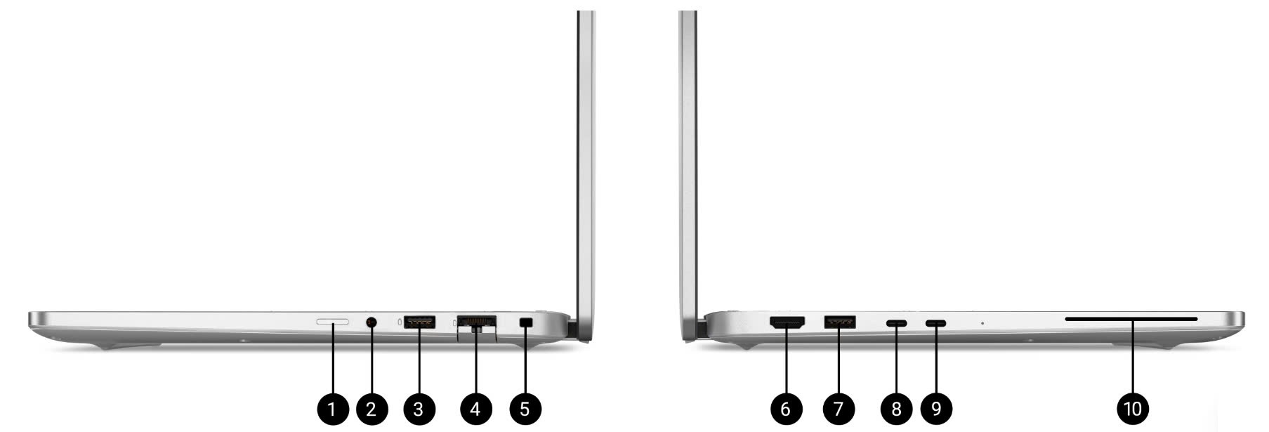 Dell Pro 14 Plus PB14250 có âm thanh to rõ, nhiều cổng kết nối