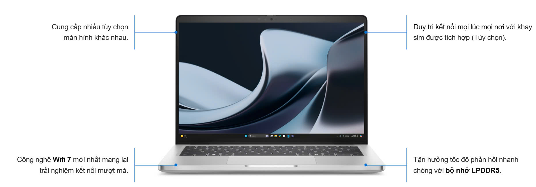 Dell Pro 14 Plus PB14255 cấu hình mạnh mẽ
