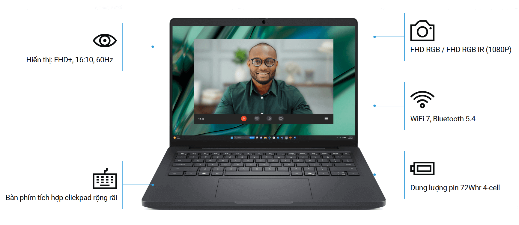 Dell Pro Max 14 MC14250: Máy trạm di động thế hệ mới